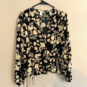 Black and Tan peplum too